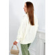 Moteriškas baltas megztinis Sari 26381
