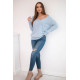 Women's light blue cardigan Comb 21948 - For women Women's light blue cardigan Comb 21948