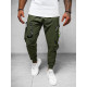 Men's khaki yoghurt Simos O/PS5519 - Trousers Men's khaki yoghurt Simos O/PS5519