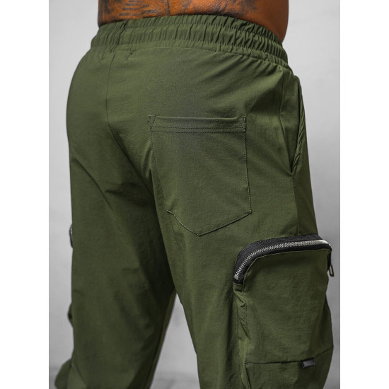 Men's khaki yoghurt Simos O/PS5519 - Trousers Men's khaki yoghurt Simos O/PS5519