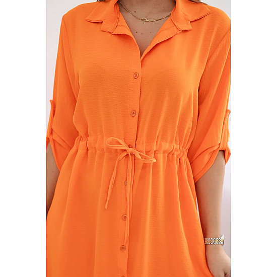 Oranžinės spalvos suknelė Glow 28061