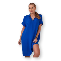 Moteriška ryškios mėlynos spalvos suknelė Esteli