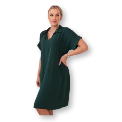 Moteriška tamsiai žalia suknelė Esteli