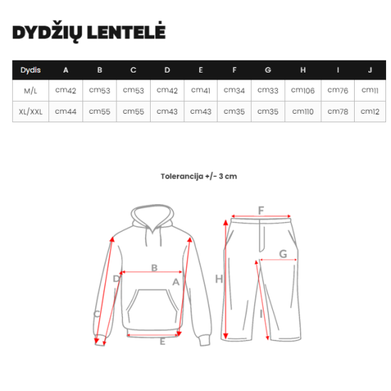 Moteriškas baltas laisvalaikio komplektas Tiny O/XYS3225