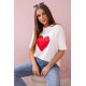 Moteriški balti marškinėliai Madame 2845037 - Moterims Moteriški balti marškinėliai Madame 2845037