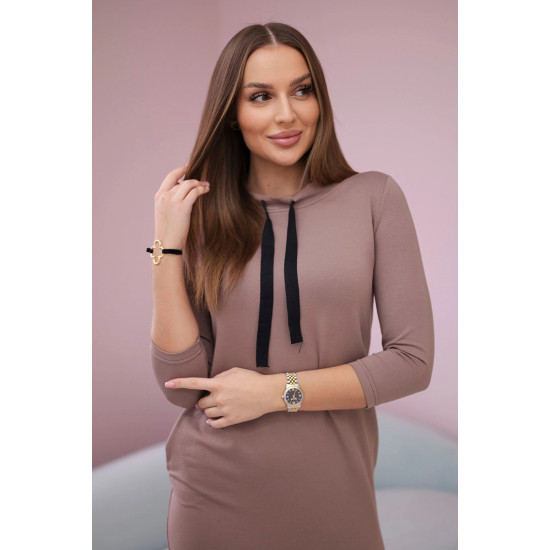 Women's brown dress Mimoli 28274 - For women Women's brown dress Mimoli 28274