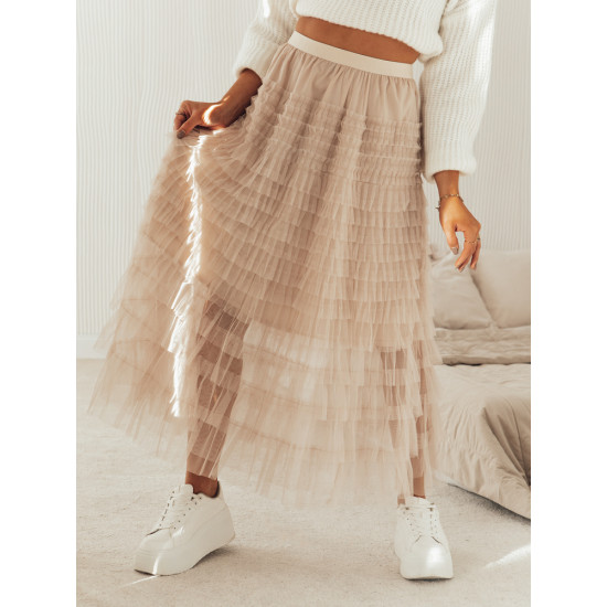 Women's brown skirt Pastella CY0422 - For women Women's brown skirt Pastella CY0422