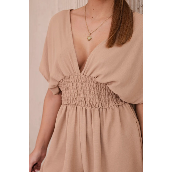 Moteriškas rusvas kombinezonas Divine 29072