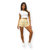 Women's yellow shorts Cargo