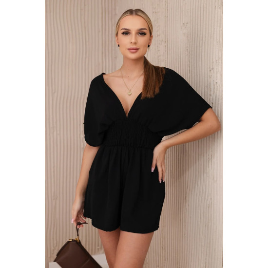 Moteriškas juodas kombinezonas Divine 29076
