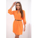 Moteriška oranžinė suknelė Marin 28015 - Moterims Moteriška oranžinė suknelė Marin 28015