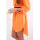 Moteriška oranžinė suknelė Marin 28015 - Moterims Moteriška oranžinė suknelė Marin 28015