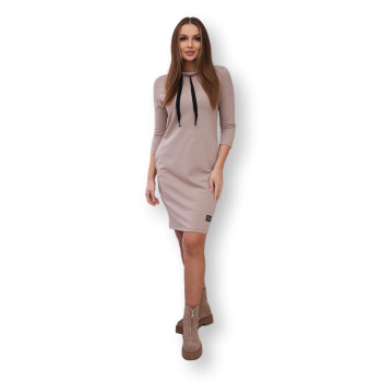 Naisten tumma beige mekko Mimoli