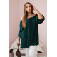 Women's dark green blouse Lisa 28326 - Jumpers Women's dark green blouse Lisa 28326
