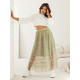 Women's greenish skirt Pastella CY0423 - For women Women's greenish skirt Pastella CY0423