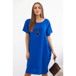 Moteriška mėlyna suknelė Sanita