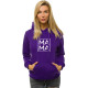 Women's purple jumper MAMA 