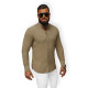 Men's brown shirt Litor