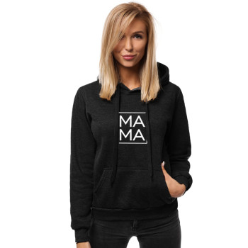 Женский чёрный джемпер MAMA 