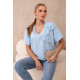 Women's light blue T-shirt Korin 28873 - T-shirt Women's light blue T-shirt Korin 28873