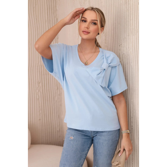 Women's light blue T-shirt Korin 28873 - T-shirt Women's light blue T-shirt Korin 28873