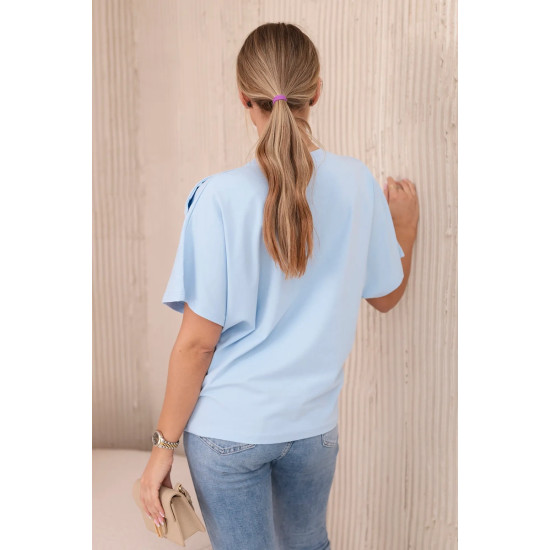 Women's light blue T-shirt Korin 28873 - T-shirt Women's light blue T-shirt Korin 28873