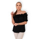 Moteriška juoda palaidinė Lorena 28897 - Moterims Moteriška juoda palaidinė Lorena 28897