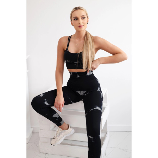 Moteriškas juodas komplektas Push Up 29307