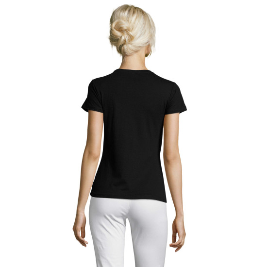 Moteriški juodi marškinėliai Regent Women 01825 - Vyrams Moteriški juodi marškinėliai Regent Women 01825