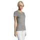 Women's grey melange T-shirt Regent Women 01825 - For men Women's grey melange T-shirt Regent Women 01825