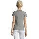Women's grey melange T-shirt Regent Women 01825 - For men Women's grey melange T-shirt Regent Women 01825