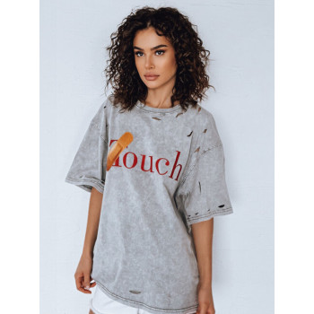 Женская серая футболка Ouch
