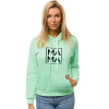 Miętowa bluza damska MAMA 
