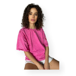 Moteriški rožiniai marškinėliai Tubas
