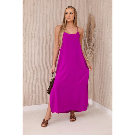 Moteriška violetinė suknelė Serena 29233