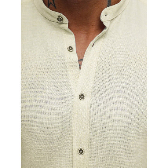Men's beige shirt Litor O/V117 - Men's beige shirt Litor O/V117