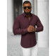 Men's burgundy shirt Garone O/V116 - Action Men's burgundy shirt Garone O/V116