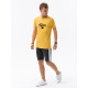 Men's yellow T-shirt Dad (black) PK1468 - T-shirt Men's yellow T-shirt Dad (black) PK1468