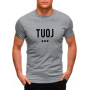 Meeste helehall T-särk TUOJ (must)