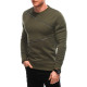 Men's khaki jumper Zipper OM-SSNZ-22FW-005 - Men's Sweaters| Sweaters online Men's khaki jumper Zipper OM-SSNZ-22FW-005
