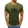 Miesten khaki T-paita TUOJ (musta)