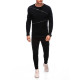 Men's black Zipper jumper OM-SSNZ-22FW-005 - Men's Sweaters| Sweaters online Men's black Zipper jumper OM-SSNZ-22FW-005