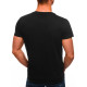Men's black T-shirt TUOJ (red) JS/712005 - T-shirt Men's black T-shirt TUOJ (red) JS/712005