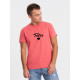 Men's peach T-shirt Dad (black) PK1468 - T-shirt Men's peach T-shirt Dad (black) PK1468