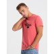 Men's peach T-shirt Dad (black) PK1468 - T-shirt Men's peach T-shirt Dad (black) PK1468