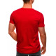 Men's red T-shirt Dad (black) PK1468 - T-shirt Men's red T-shirt Dad (black) PK1468
