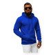 Blue men's hooded jumper Buvoli JS/2009/65Z