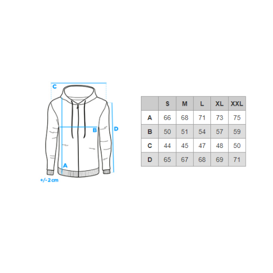 Grey men's hooded jumper Vytis B979 - Men's Sweaters| Sweaters online Grey men's hooded jumper Vytis B979