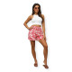 Women's white/red Jungle shorts