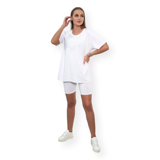 Moteriškas baltas komplektas Korina 24016 - Moterims Moteriškas baltas komplektas Korina 24016